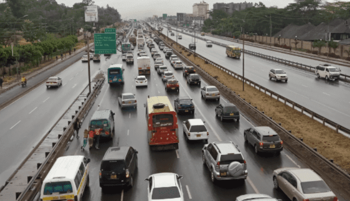 Vehicles on Thika Road